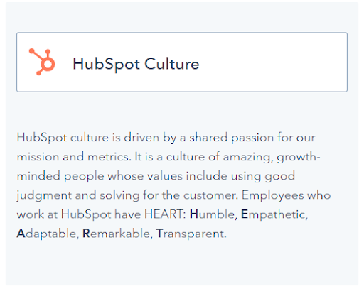 core values of a company